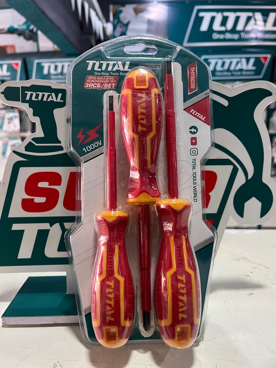 KIT DESTORNILLADORES AISLADOS 3PZ THTIS036